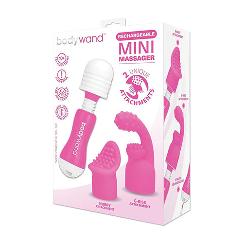 Bodywand Mini Stabvibrator Mit 2 Aufsätzen 12 cm