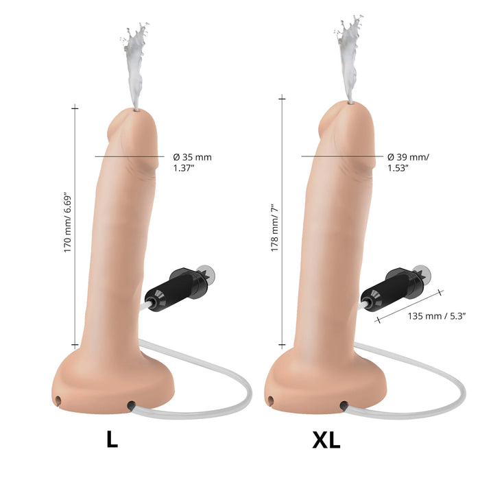 Strap-on-me Spritzender Umschnalldildo 17,8 cm