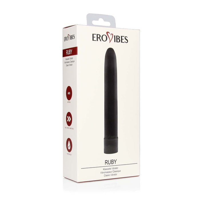 Erovibes Ruby Klassieke Vibrator 17 cm