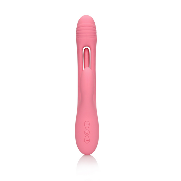 Flapping G Spot Rabbit Vibrator Pink Arabesque