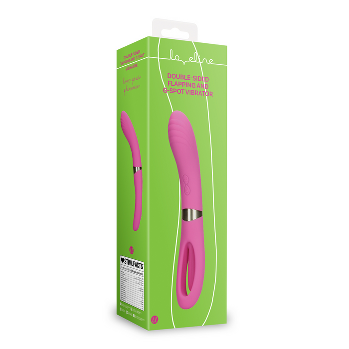 Double Sided Flapping And G Spot Vibrator Exuberant Pink