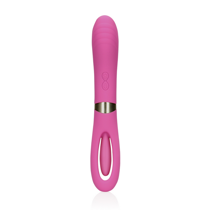 Double Sided Flapping And G Spot Vibrator Exuberant Pink