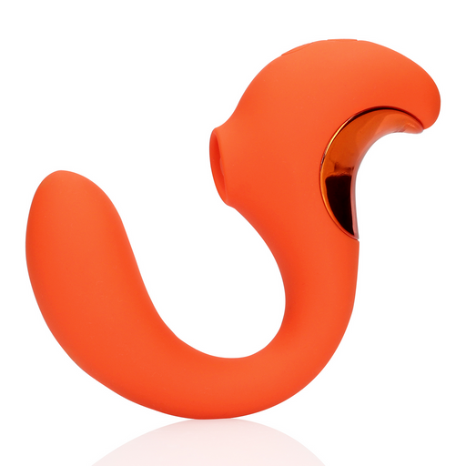 G Spot Vibrator With Clitoral Pulse Wave Untamed Orange