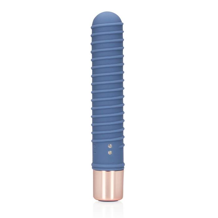 Ribbed Mini Vibrator Blue Horizon