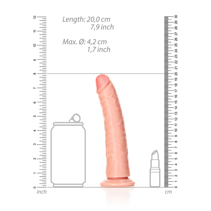 RealRock Dünner Realistischer Dildo 18 cm