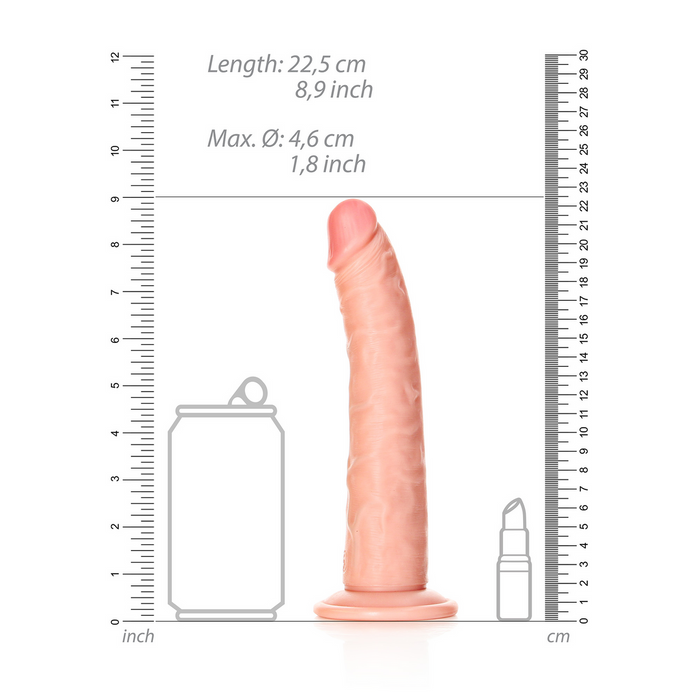 RealRock Dünner Realistischer Dildo 20,5 cm