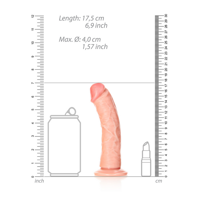 RealRock Gebogener Realistischer Dildo 15,5 Cm