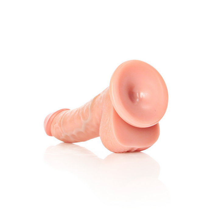 RealRock Gebogener Realistischer Dildo Mit Kugeln 15,5 Cm