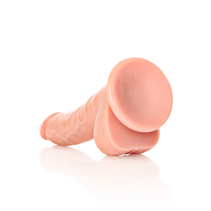 RealRock Gebogener Realistischer Dildo Mit Kugeln 18 Cm