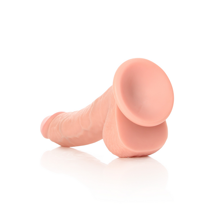 RealRock Gebogener Realistischer Dildo Mit Kugeln 20,5 Cm