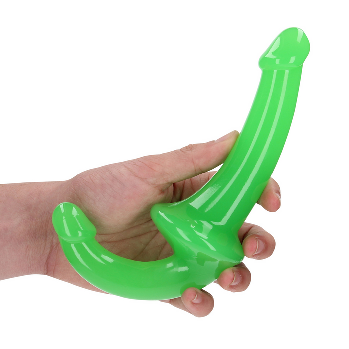 RealRock Strapon Dildo Glow In The Dark 13,5 Cm