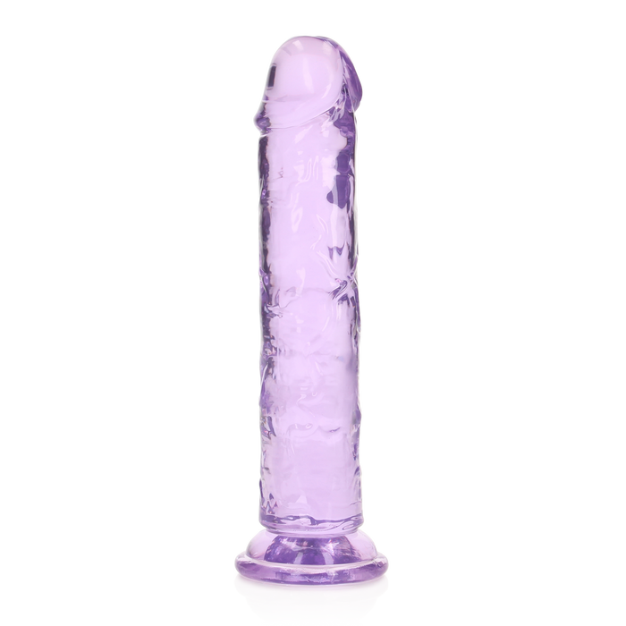 RealRock Crystal Clear Dildo 18 cm