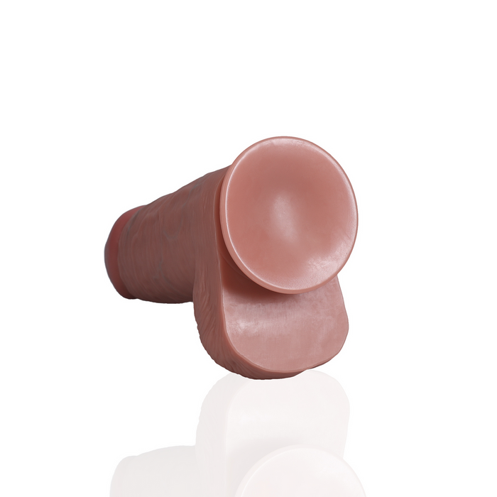 RealRock Extra Dicker Dildo Mit Kugeln 25,4 Cm