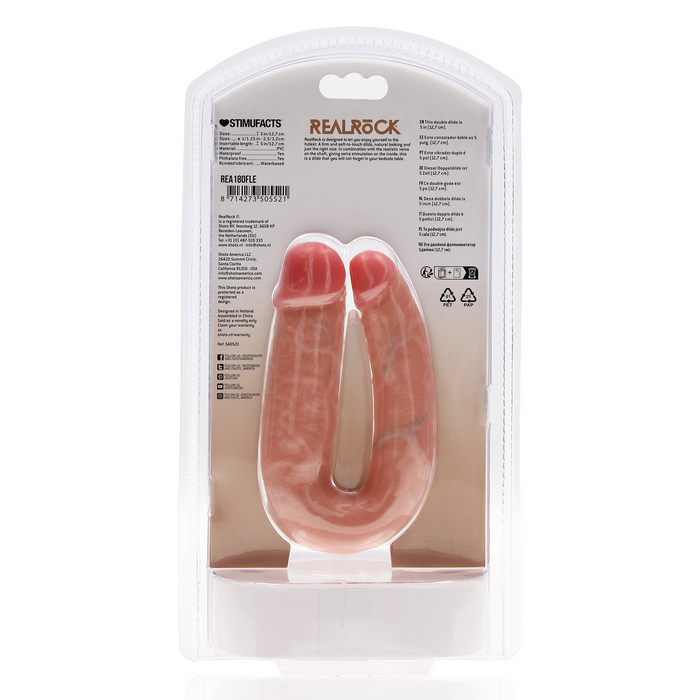 RealRock U Shaped Doppeldildo 12,7 Cm