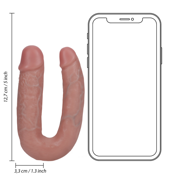 RealRock U Shaped Doppeldildo 12,7 Cm