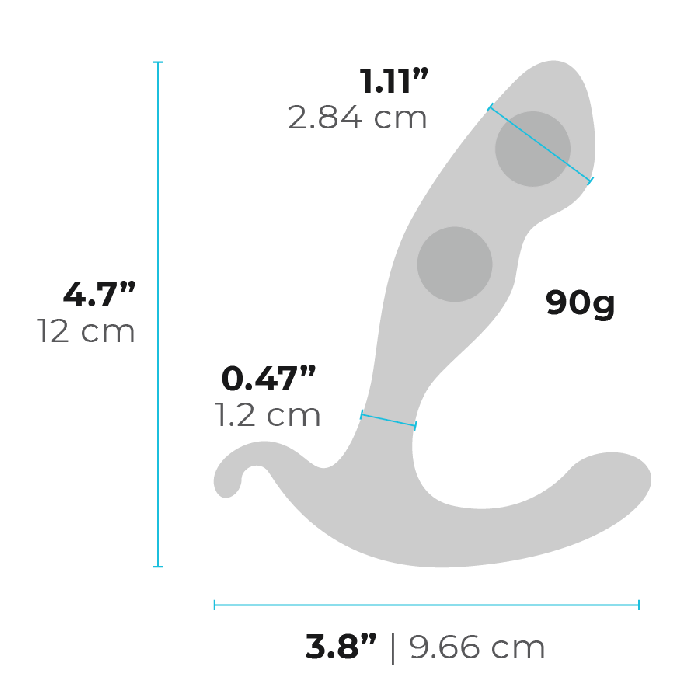 B-Vibe Rocker Prostatastimulator 12 cm