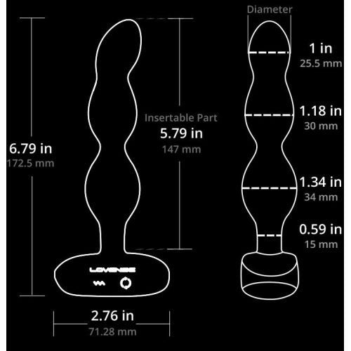 Lovense Ridge Analplug Met Vibration 14 cm