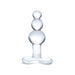 Glas Geribbelde Glazen Buttplug