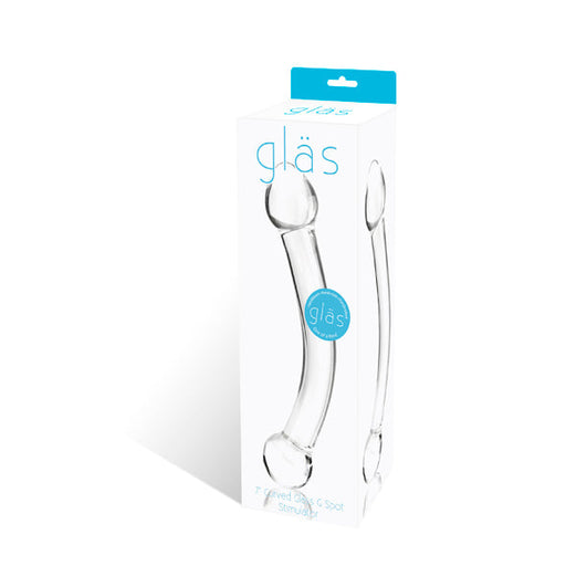 Glas Curved G-Spot Stimulator Glazen Dildo