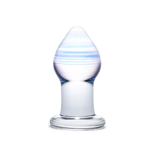 Glas Amethyst Rain Glazen Butt Plug