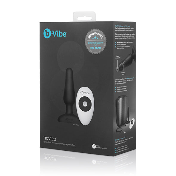 B-Vibe Novice Butt Plug met Afstandsbediening