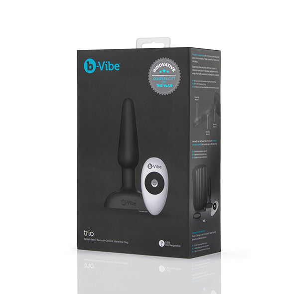 B-Vibe Trio Butt Plug met Afstandsbediening