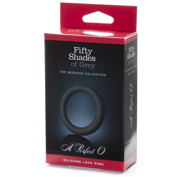 Fifty Shades of Grey Siliconen Cock Ring Zwart