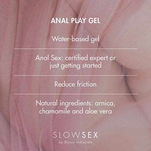 Bijoux Indiscrets Slow Sex Anaal Play Gel