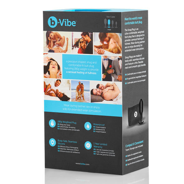 B-Vibe Snug Butt Plug 3