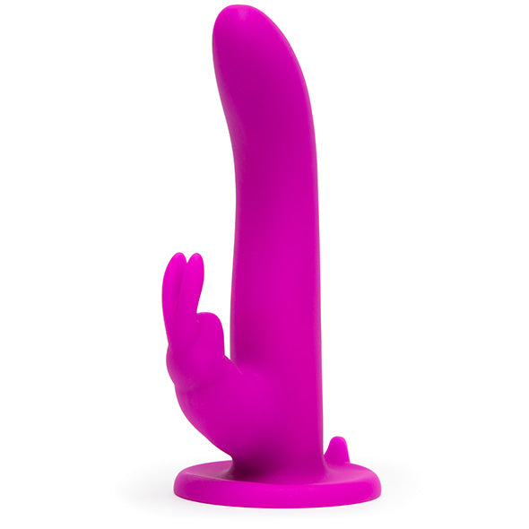 Happy Rabbit Vibrerende Voorbind Vibrator met Harnas Paars