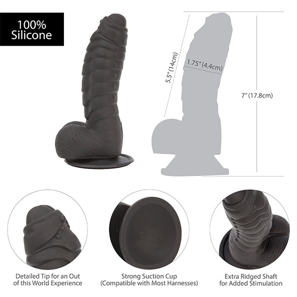 Addiction Ben Dildo Zwart 18 cm