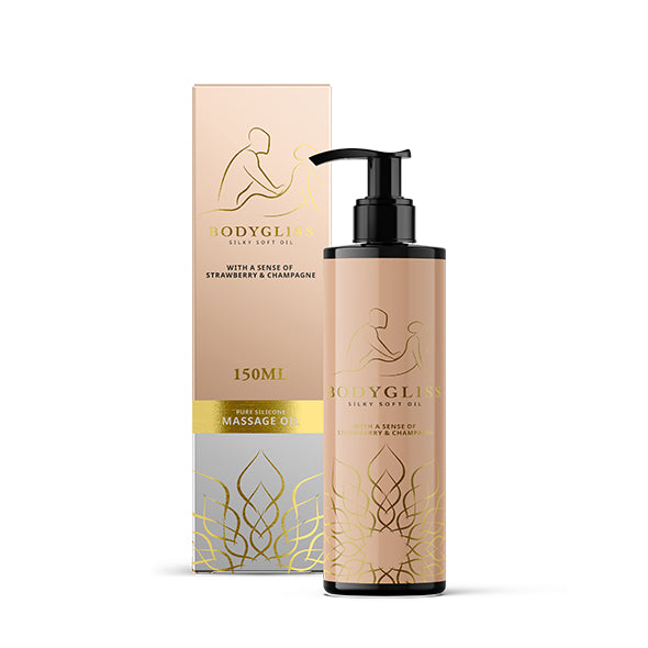 BodyGliss Massage Olie Aardbei & Champagne 150 ml