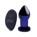 Glas Vibrerende Buttplug Met Afstandsbediening 9 cm