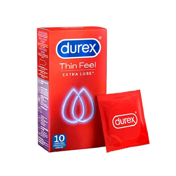 Durex Condooms Thin Feel Extra Lube 10 stuks