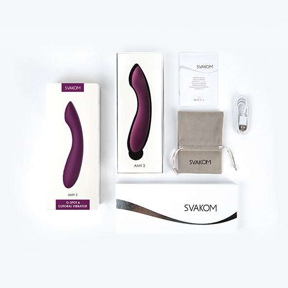 Svakom Amy 2 G-Spot & Clitoris Vibrator 17 cm