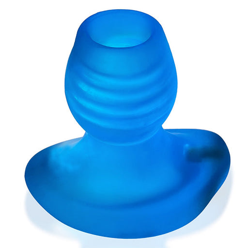 Oxballs Glowhole-2 Hollow Buttplug Blauw