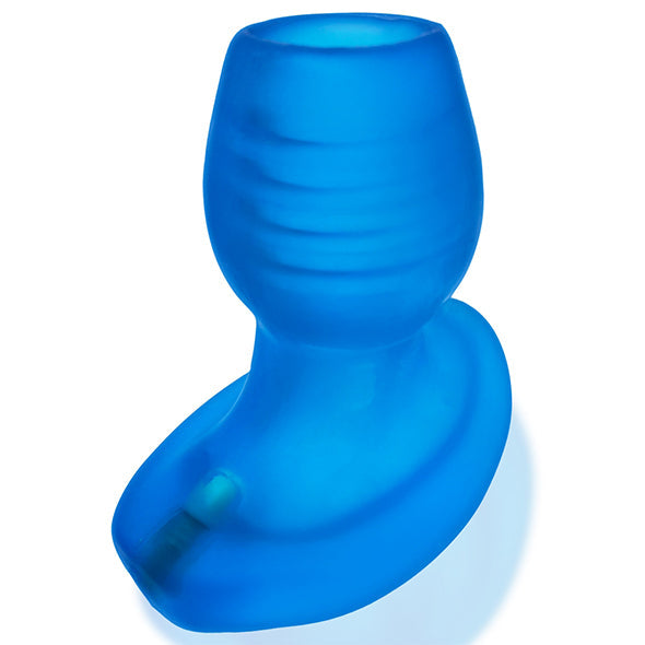 Oxballs Glowhole-2 Hollow Buttplug Blauw