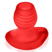 Oxballs Glowhole-2 Hollow Buttplug Rood