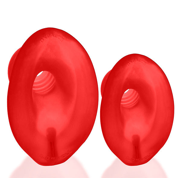 Oxballs Glowhole-2 Hollow Buttplug Rood