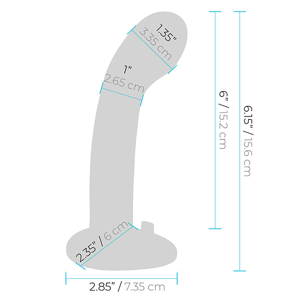 Pegasus Voorbind G-Spot Dildo Met Harnas Zwart 15 Cm