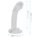 Pegasus Voorbind G-Spot Dildo Met Harnas Zwart 15 Cm