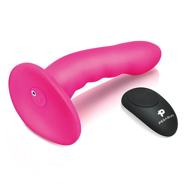 Pegasus Voorbind Dildo Met Harnas Roos 15 Cm