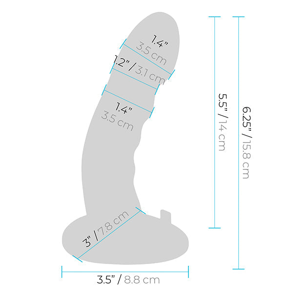 Pegasus Voorbind Dildo Met Harnas Roos 15 Cm