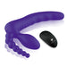 Pegasus Straploze Voorbind Dildo Met afstandsbediening Paars 18 Cm