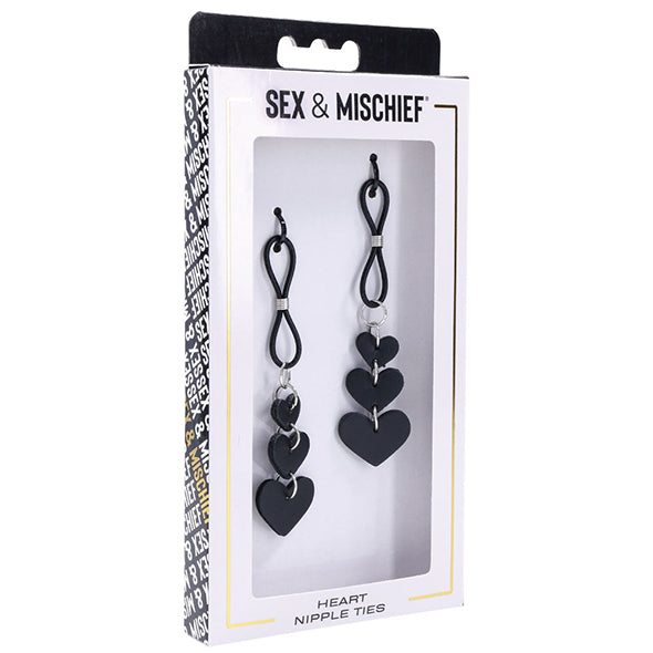 Sportsheets Sex & Mischief Heart Nipple Ties