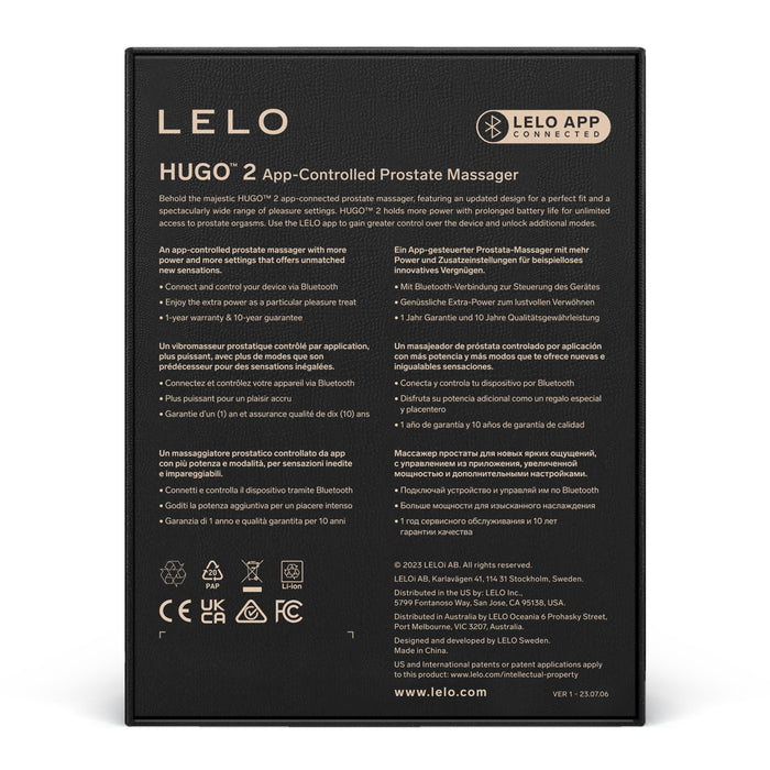 Lelo Hugo 2 Prostatavibrator Mit App