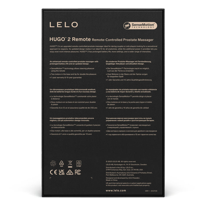 Lelo Hugo 2 Prostatavibrator Mit Fernbedienung