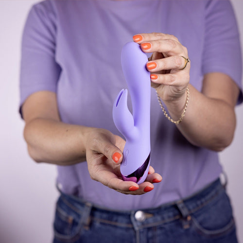 Loveline Smooth Tarzan Vibrator Digital Lavender 20 Cm