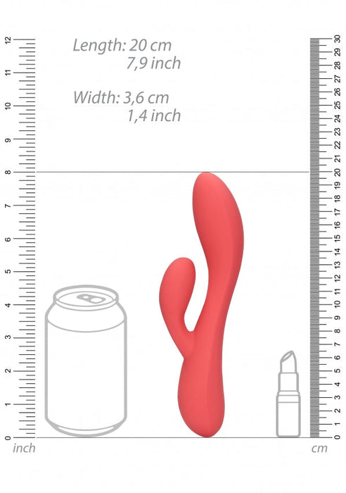 Loveline Smooth Ultra Soft Tarzan Vibrator 20 Cm