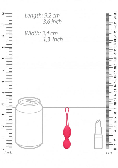 Loveline Vibrierendes Ei mit Fernbedienung Rot